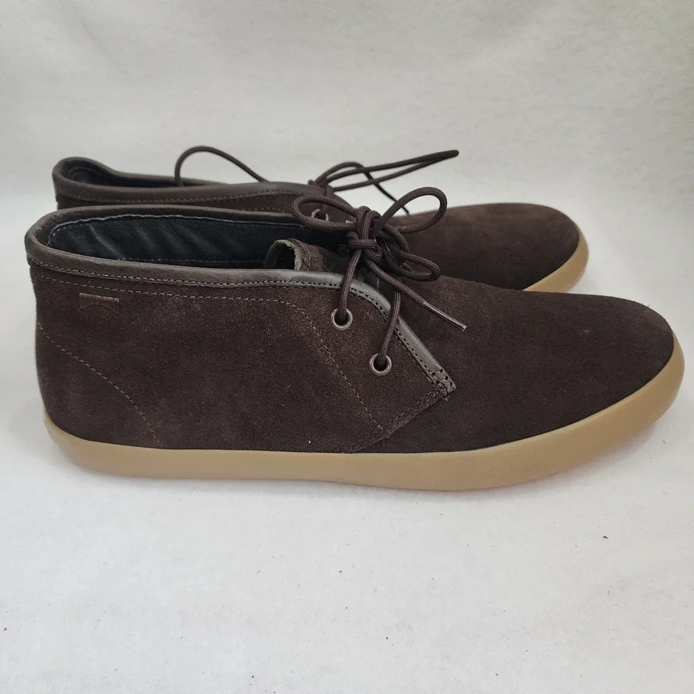 Camper Pursuit K300017-003 Mens 43 Ankle Boots Brown Suede Lace Up Chukka Boots